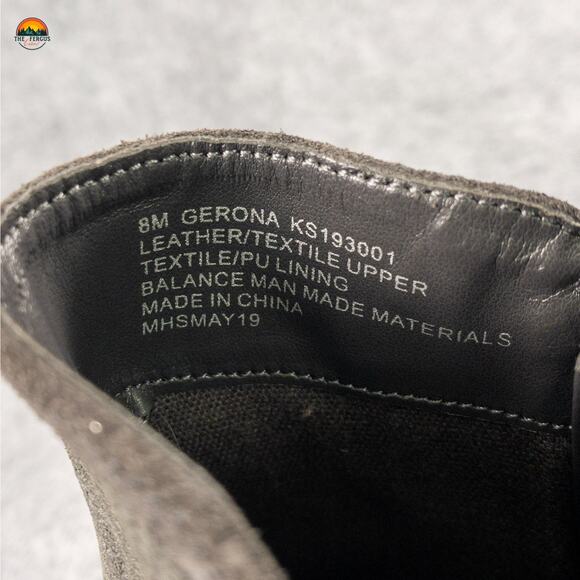 Kensie Gerona Ankle Boots Gray Brown Suede Leather Side Zip Women's Size 8M - Picture 8 of 10